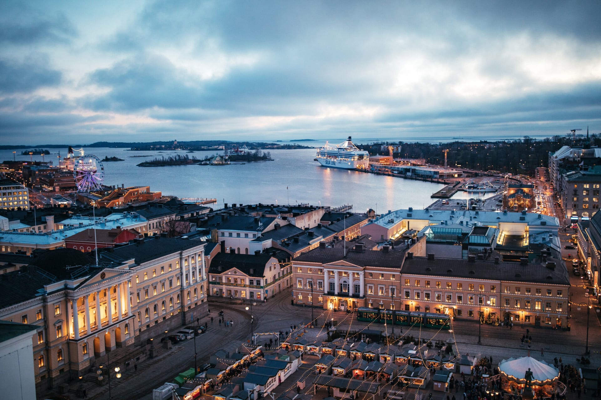 Aerial View of Helsinki
