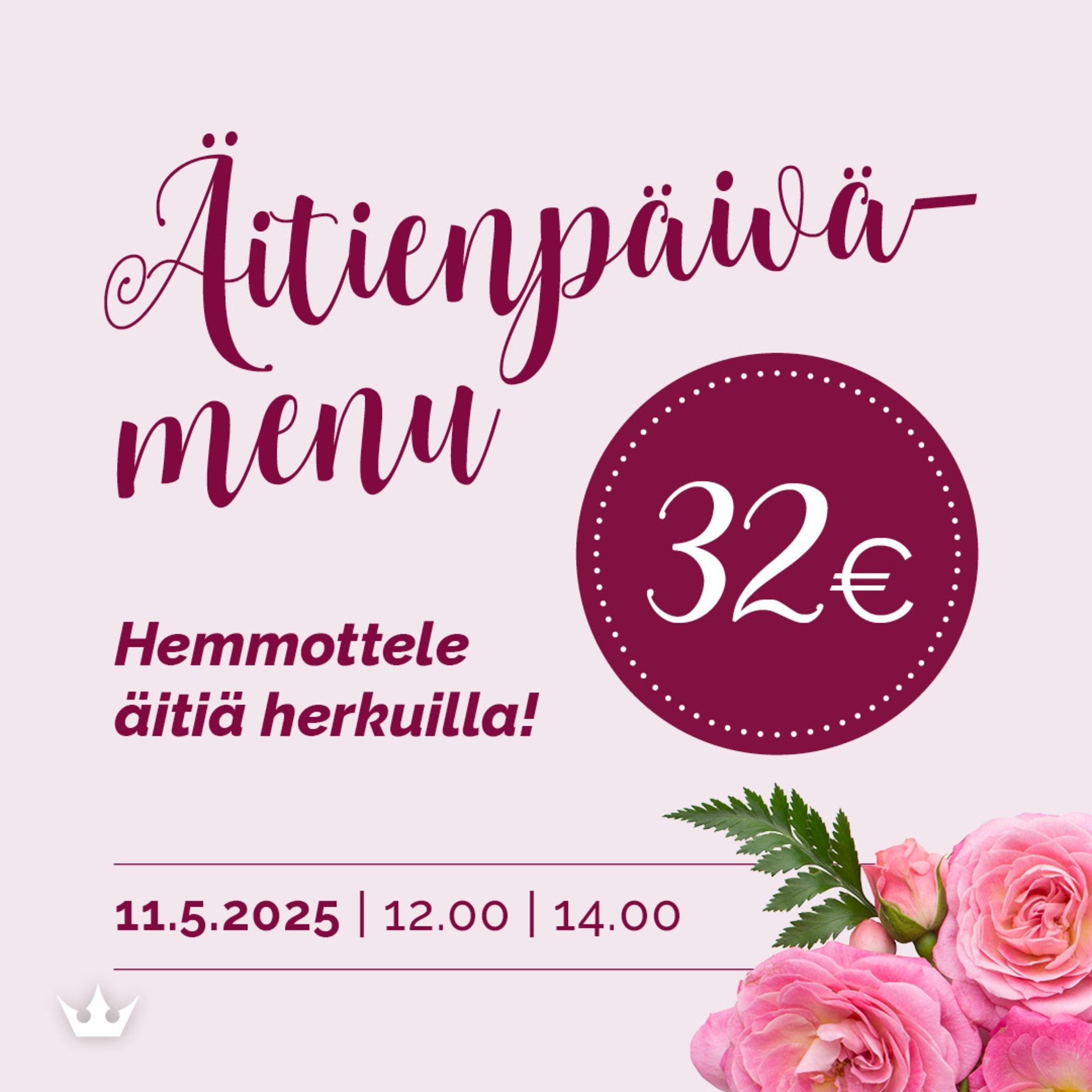 Hovin äitienpäivämenu