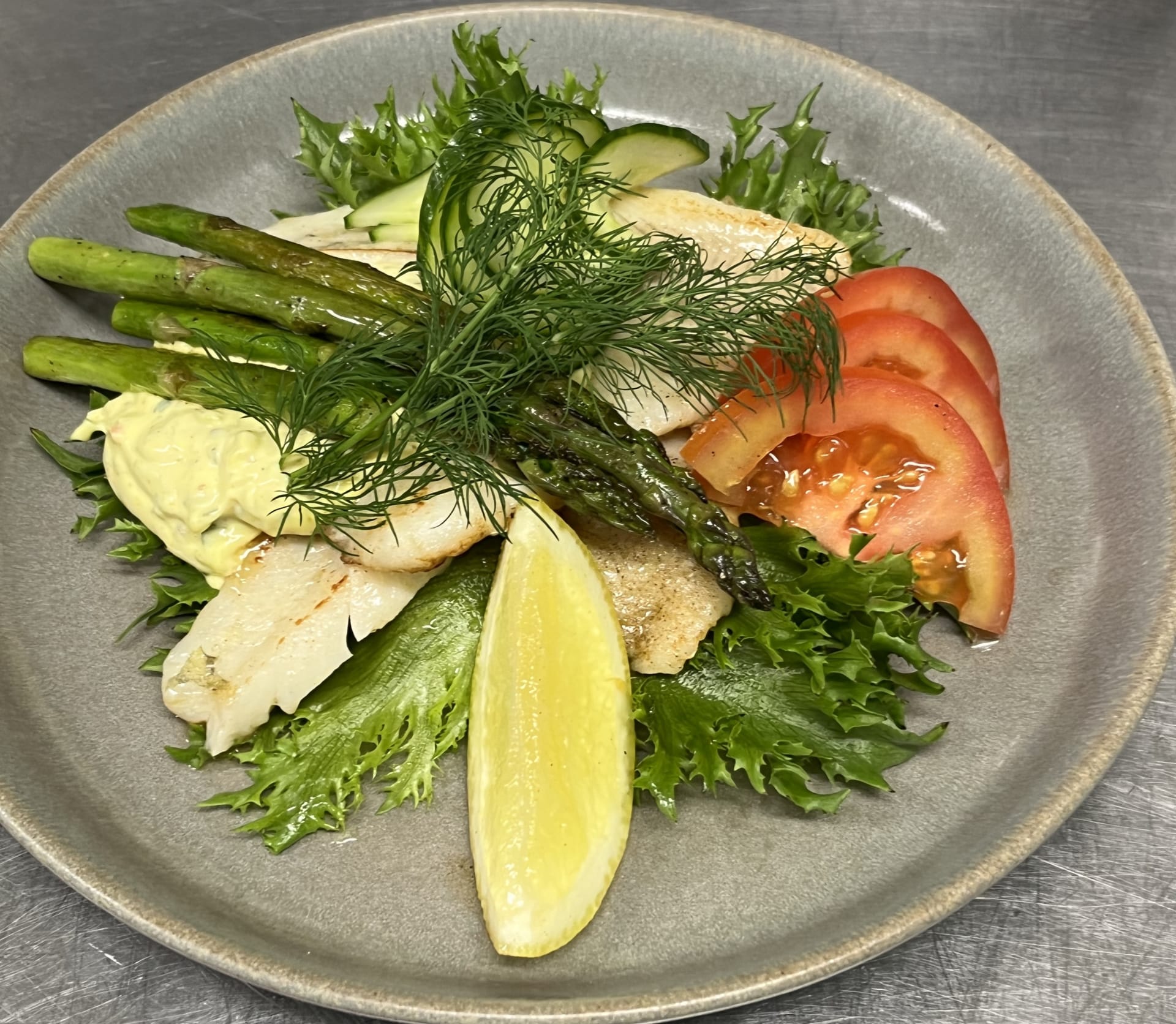 Archipelago bread with perch fillet Archipelago bread with perch fillet