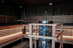 Large and high-class sauna can be found in Entertainment Center.