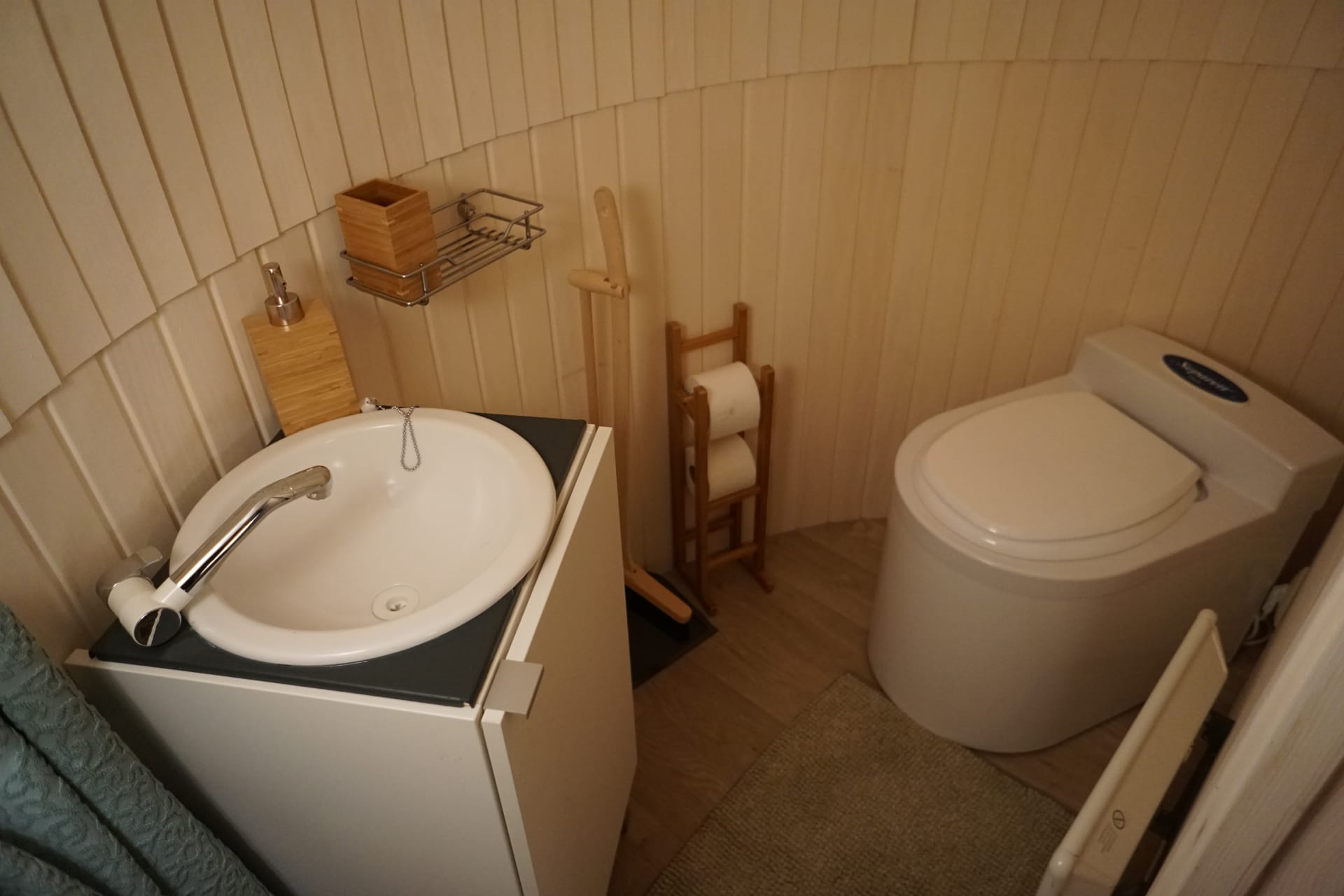 Eco toilet.