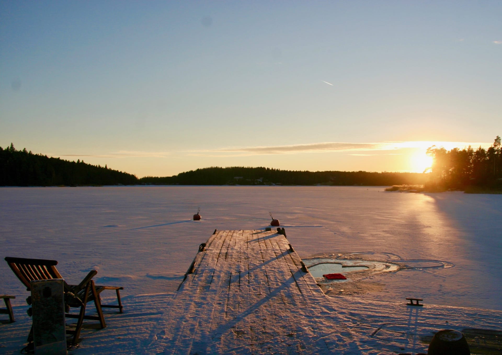 ice swimming