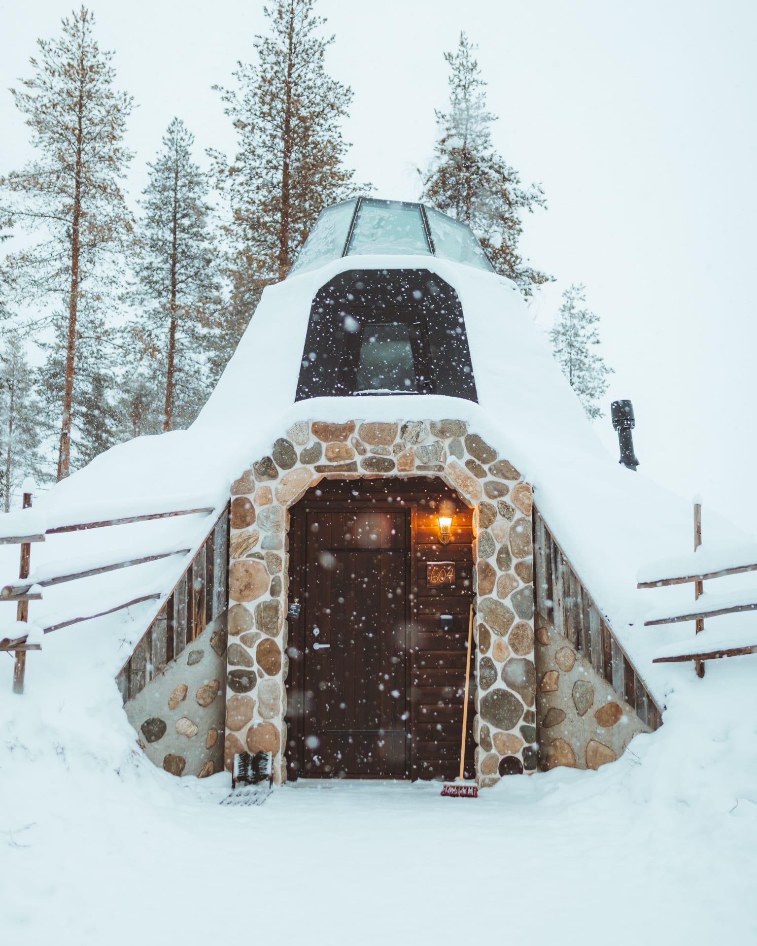 Kammi Glass Igloo Suite at Apukka Resort Rovaniemi Lapland Finland