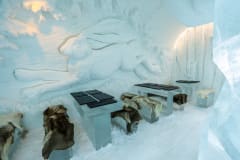 The Ice restaurant in the SnowHotel