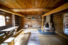 a room in a house in the open-air museum