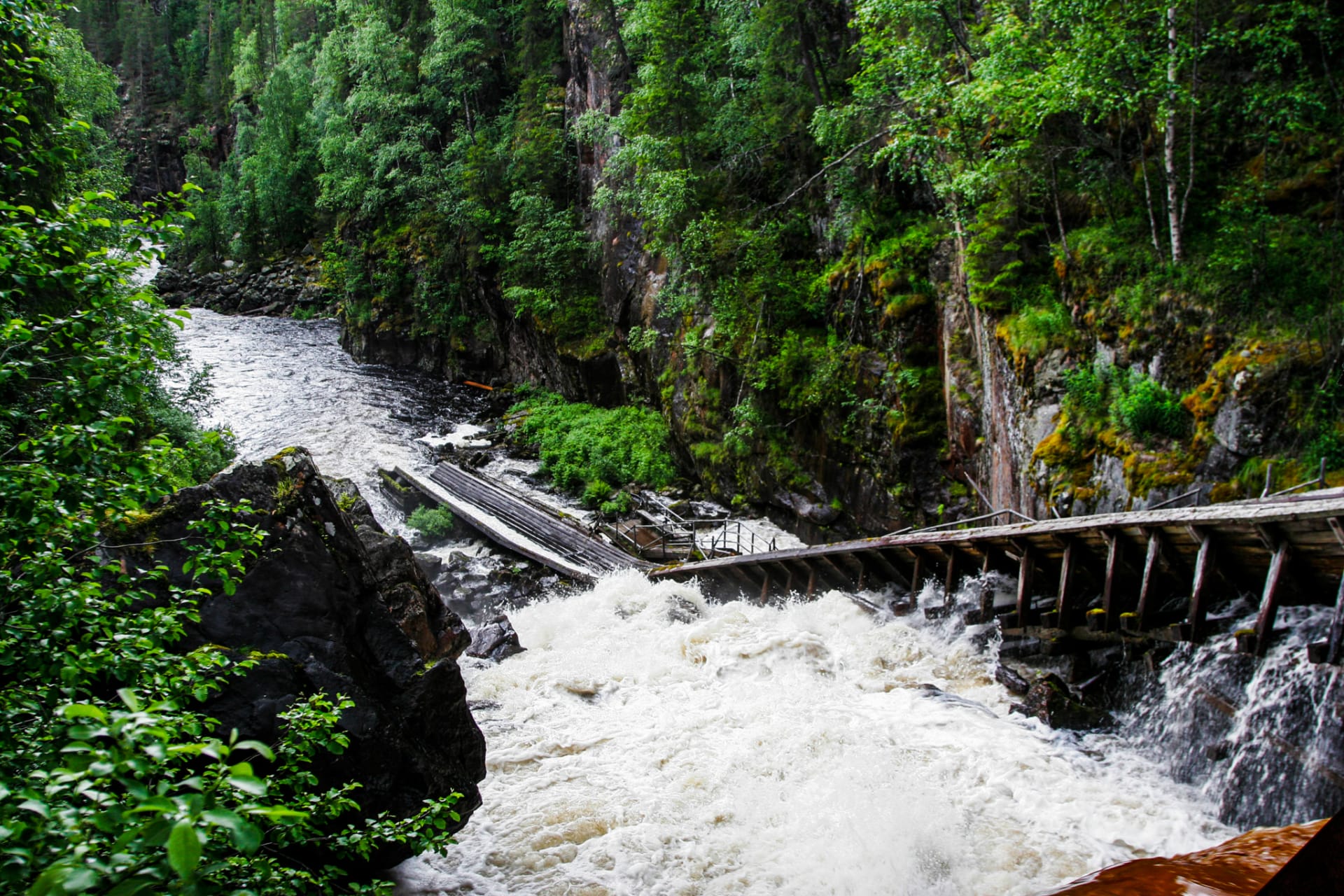 Trip to Auttiköngäs Water Falls - Rovaniemi