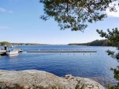 Here you can enjoy the scenery of Lake Saimaa.