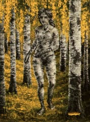 Birch Woman / Koivunainen 166 x 124 cm