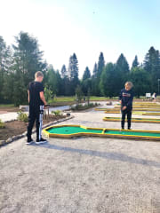 Uusi minigolfrata käytössä