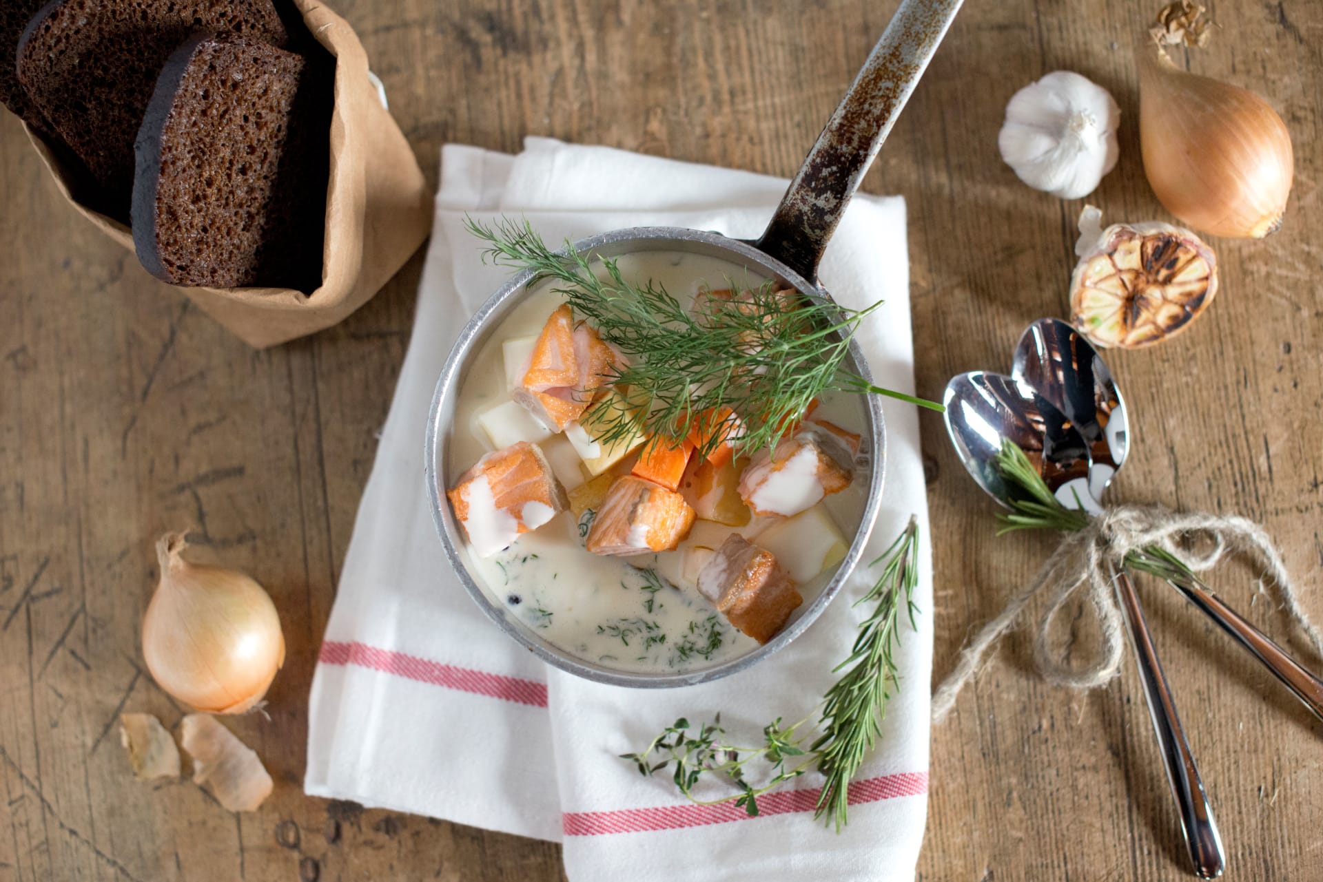 Honkapirtti´s salmon soup