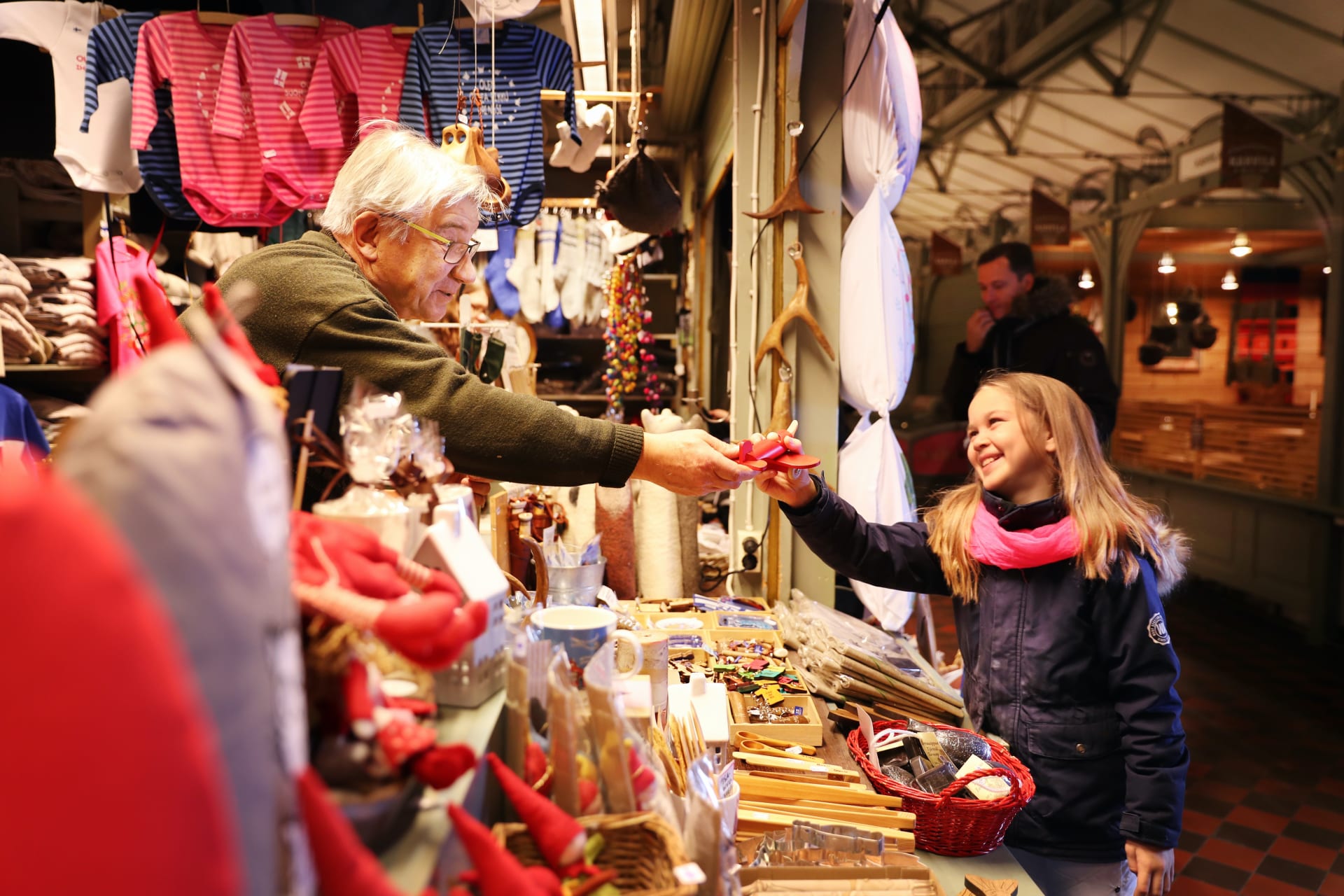 Oulu market hall service.