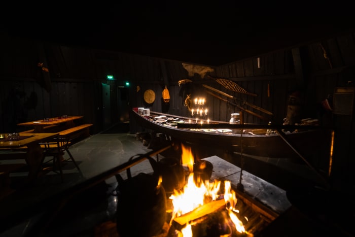 Cozy atmosphere of the Starry Sky Hut