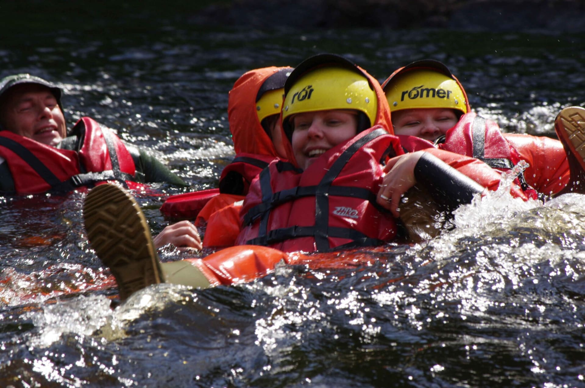 Exciting floating down the Pajakkakoski rapids in Kuhmo