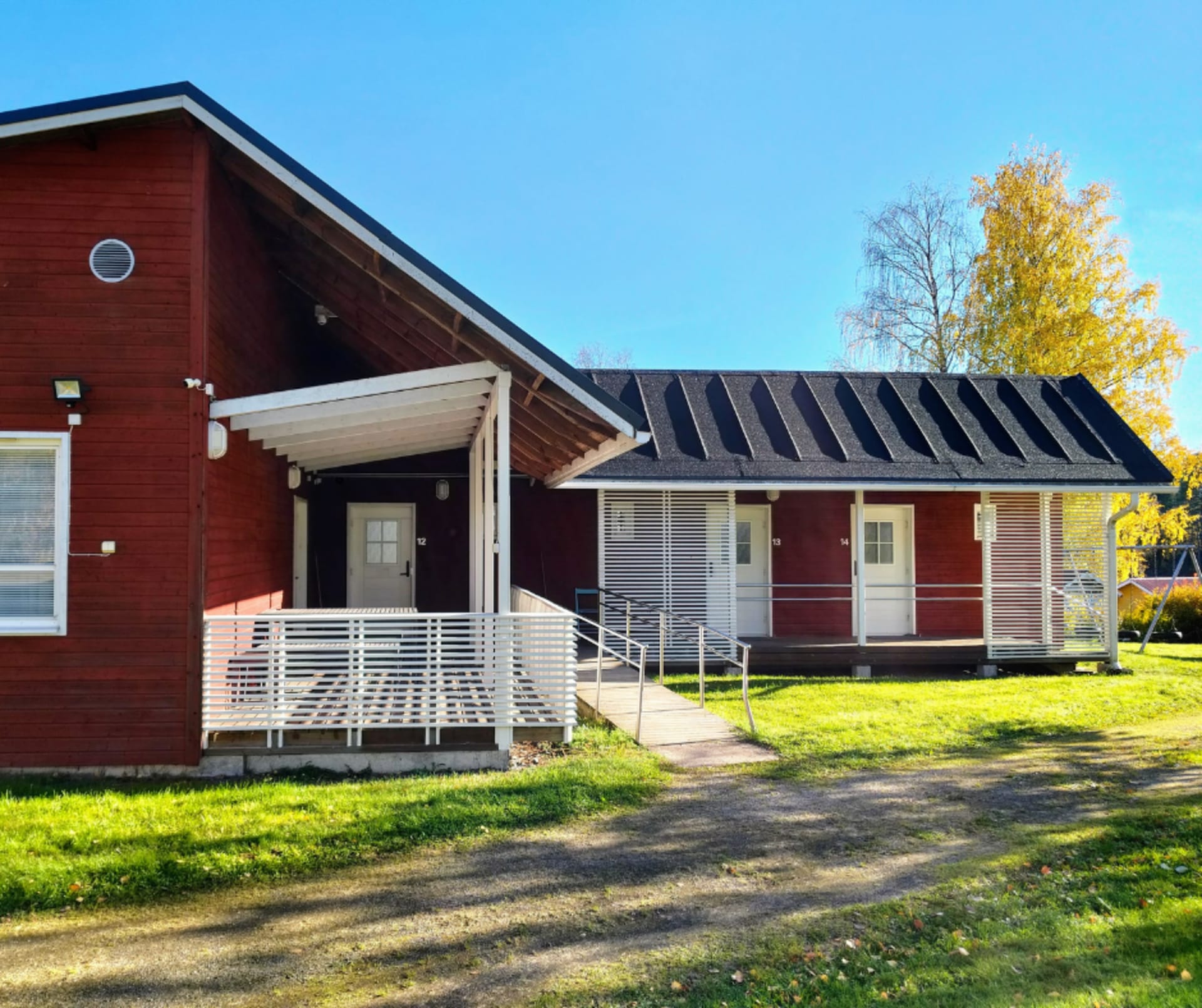Taiga Resort Toivola accommodation building