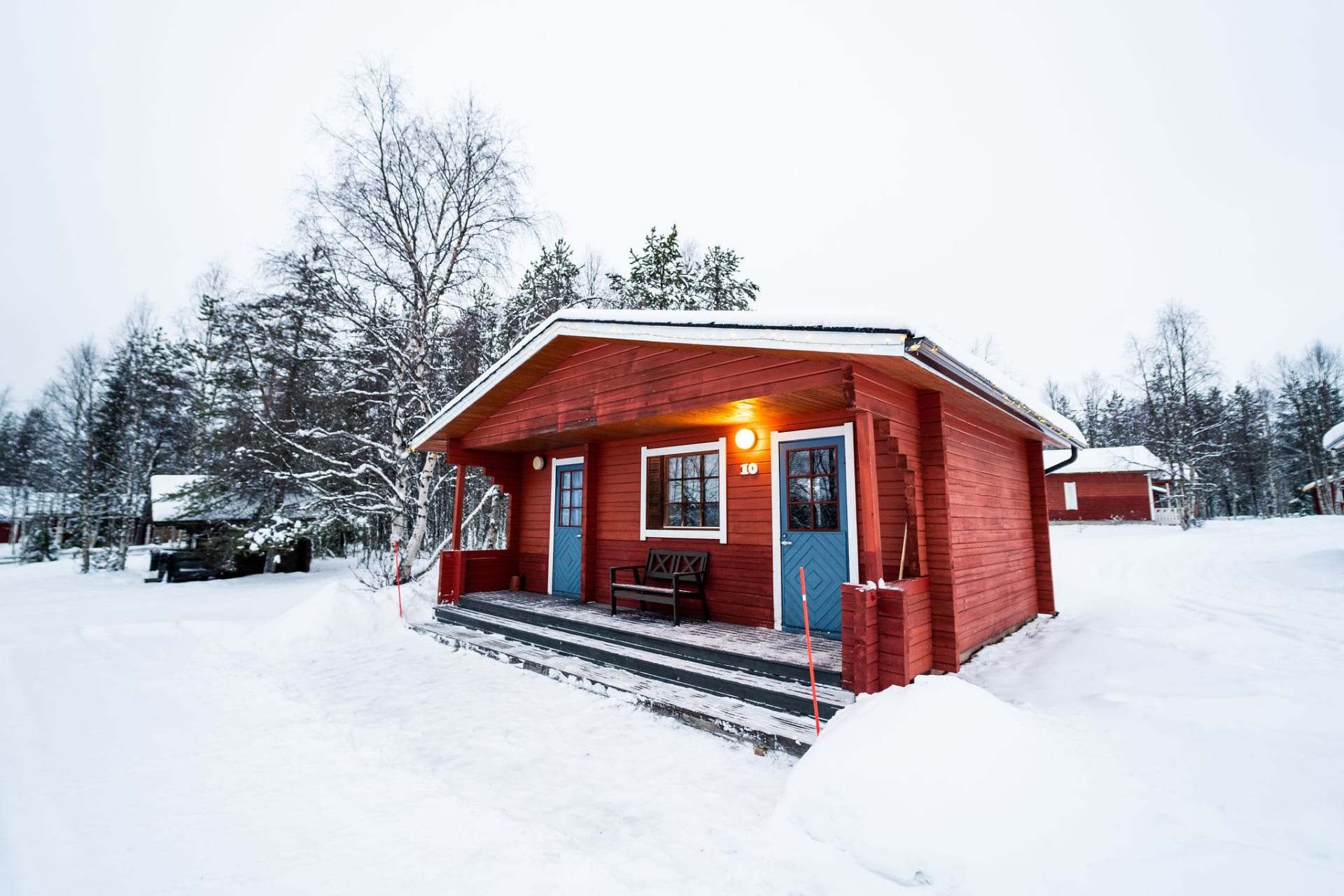 Cottage in the winter
