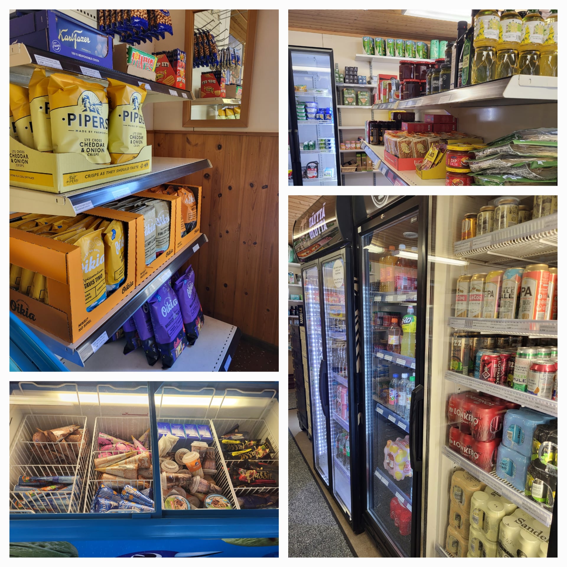 Minimarket selection