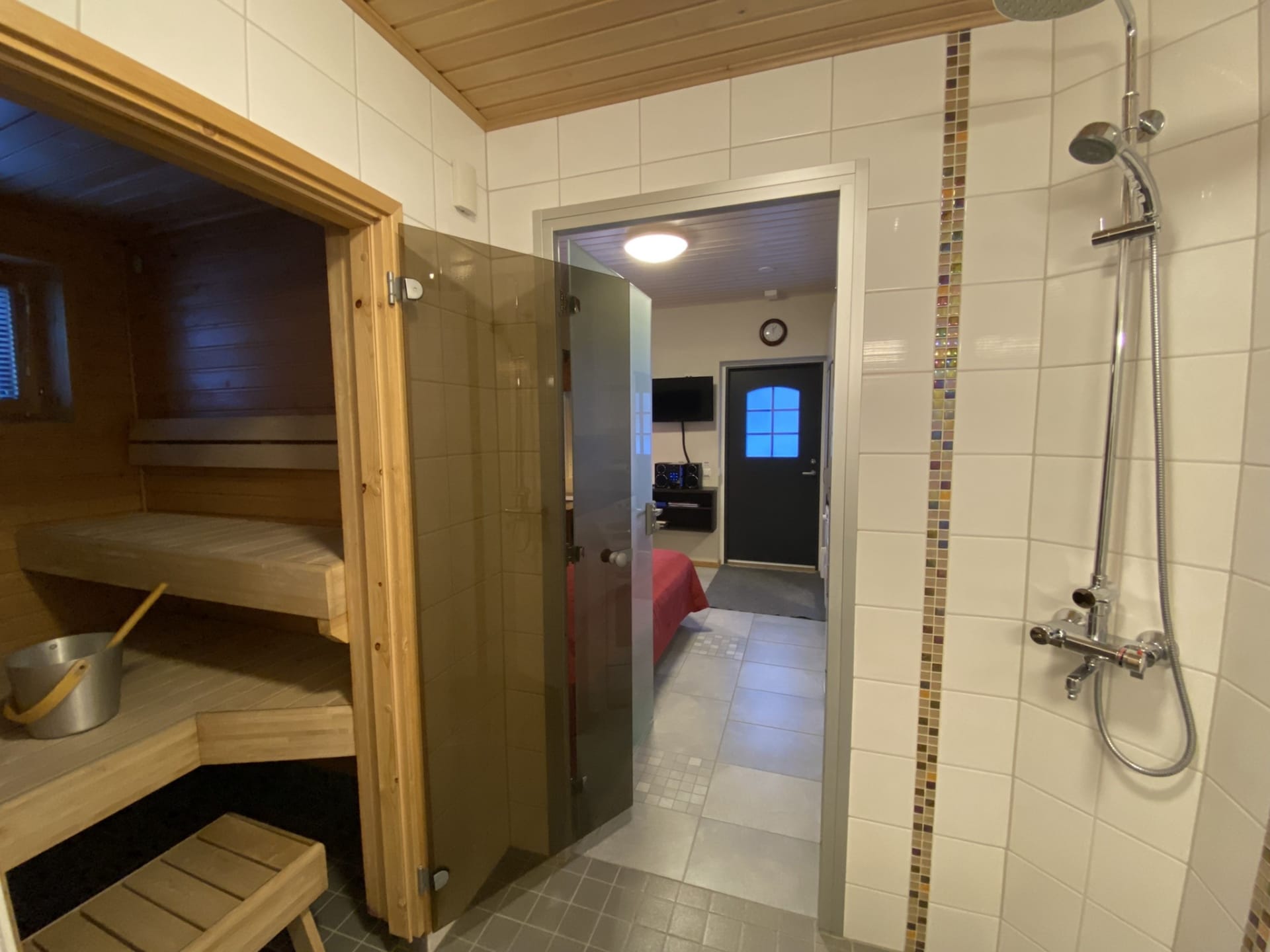 Quality "Ranta Piccolo" bath room at Puustila Golf & Ski
