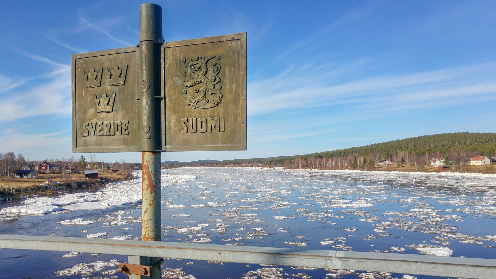 Valtakunnanraja jäänlähdön aikaan