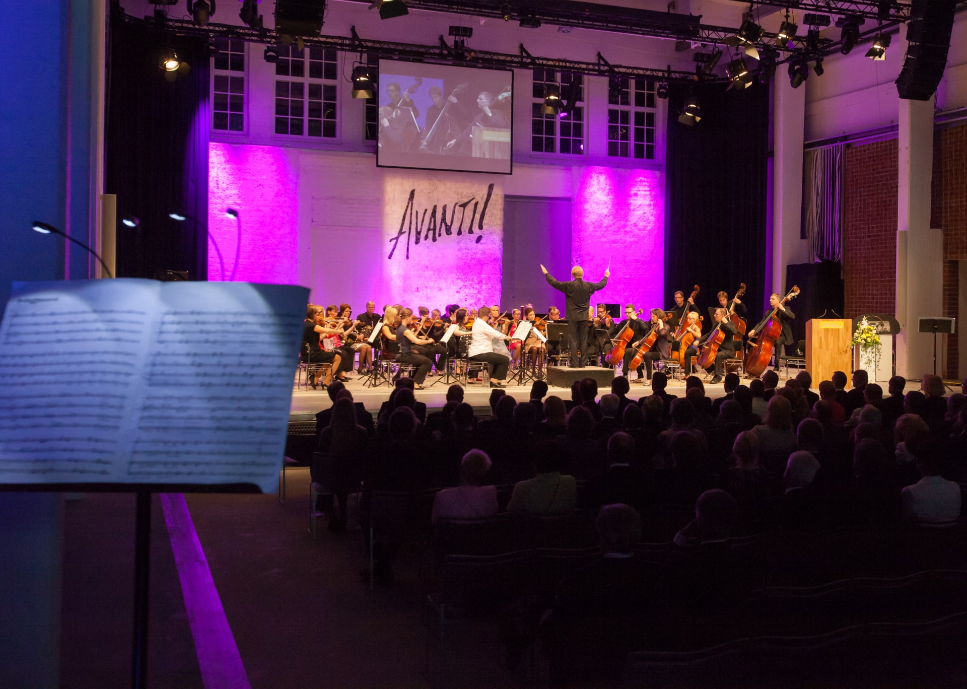 Musical performance in Avanti Hall