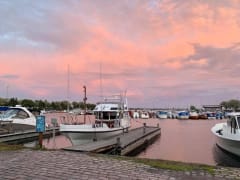 Sami vene Sapokan laiturissa