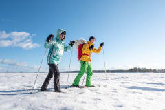 Winter activities -Snow shoeing