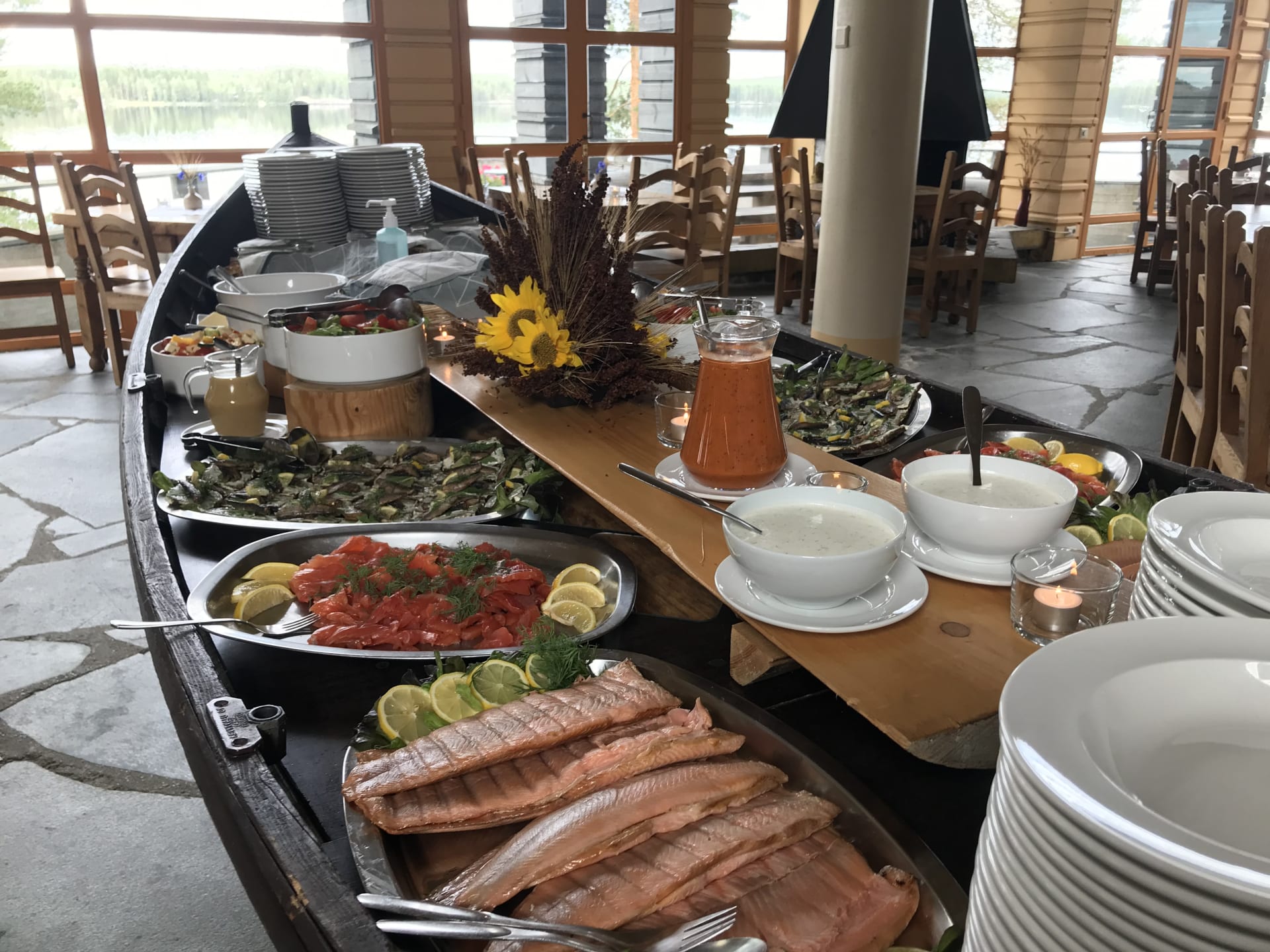 Buffet at Hotel Kalevala