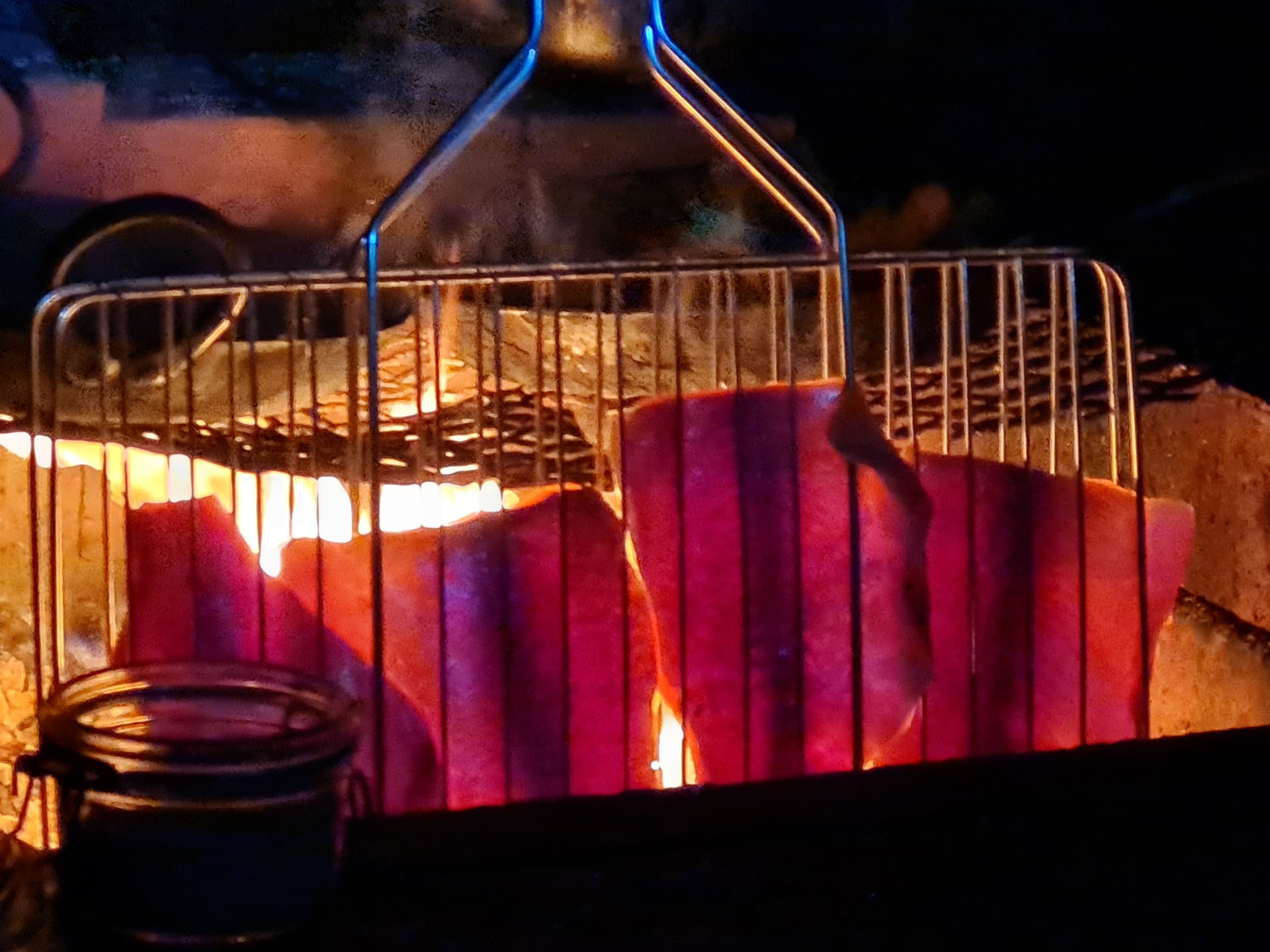 Flamed rainbow trout