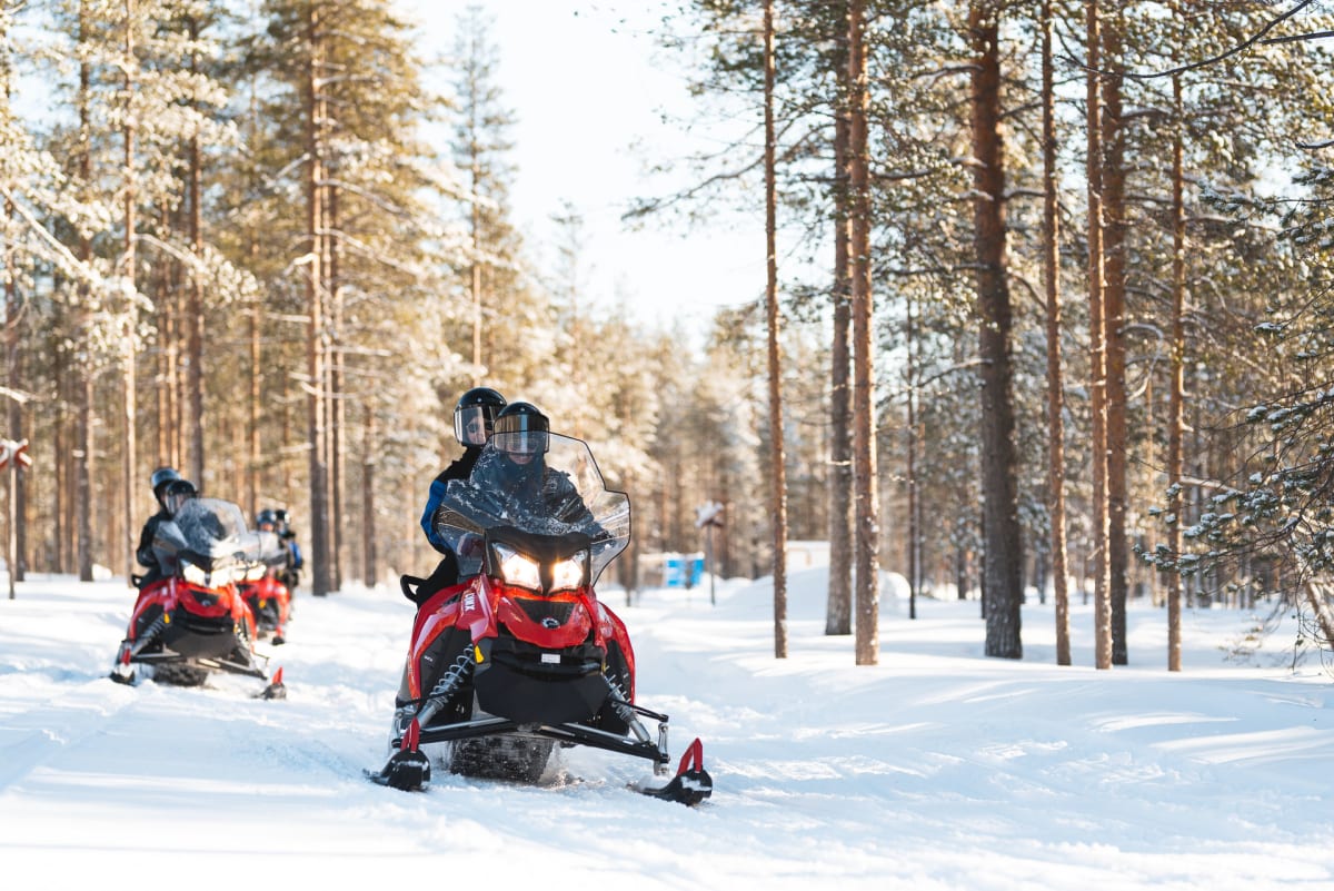 Snowmobiling Finland Snowmobile Safari to a Reindeer Farm | Visit Finland