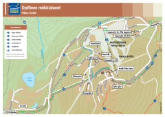Syötteen keskusvaraamon majoituskohteiden sijainti näkyy Pikku-Syötteen mökkialuekartalla © Syötteen keskusvaraamo Syötteen keskusvaraamon majoituskohteiden sijainti näkyy Pikku-Syötteen mökkialuekartalla