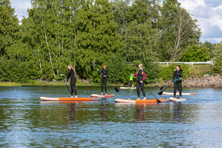 SUPboarging at Raahe