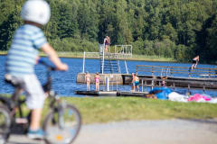 Apianlahti beach in Valkeakoski