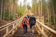 Sport stairs in Sorola outdoor area