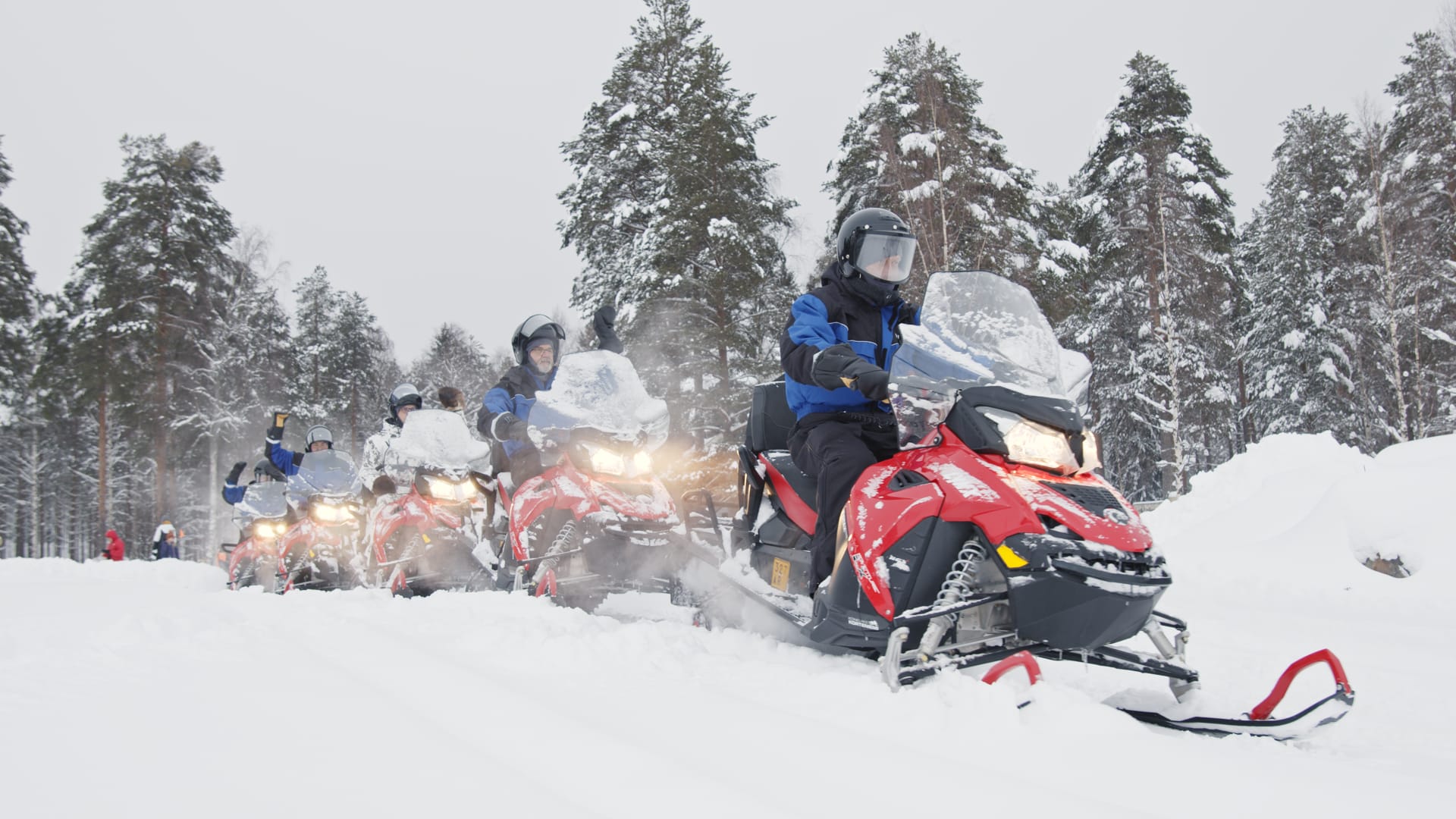 Snowmobile Safari at Bomba