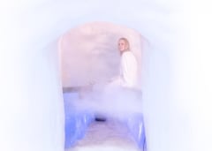The snow sauna