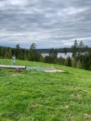 View from the hill top at Lastujärvi disc golf 