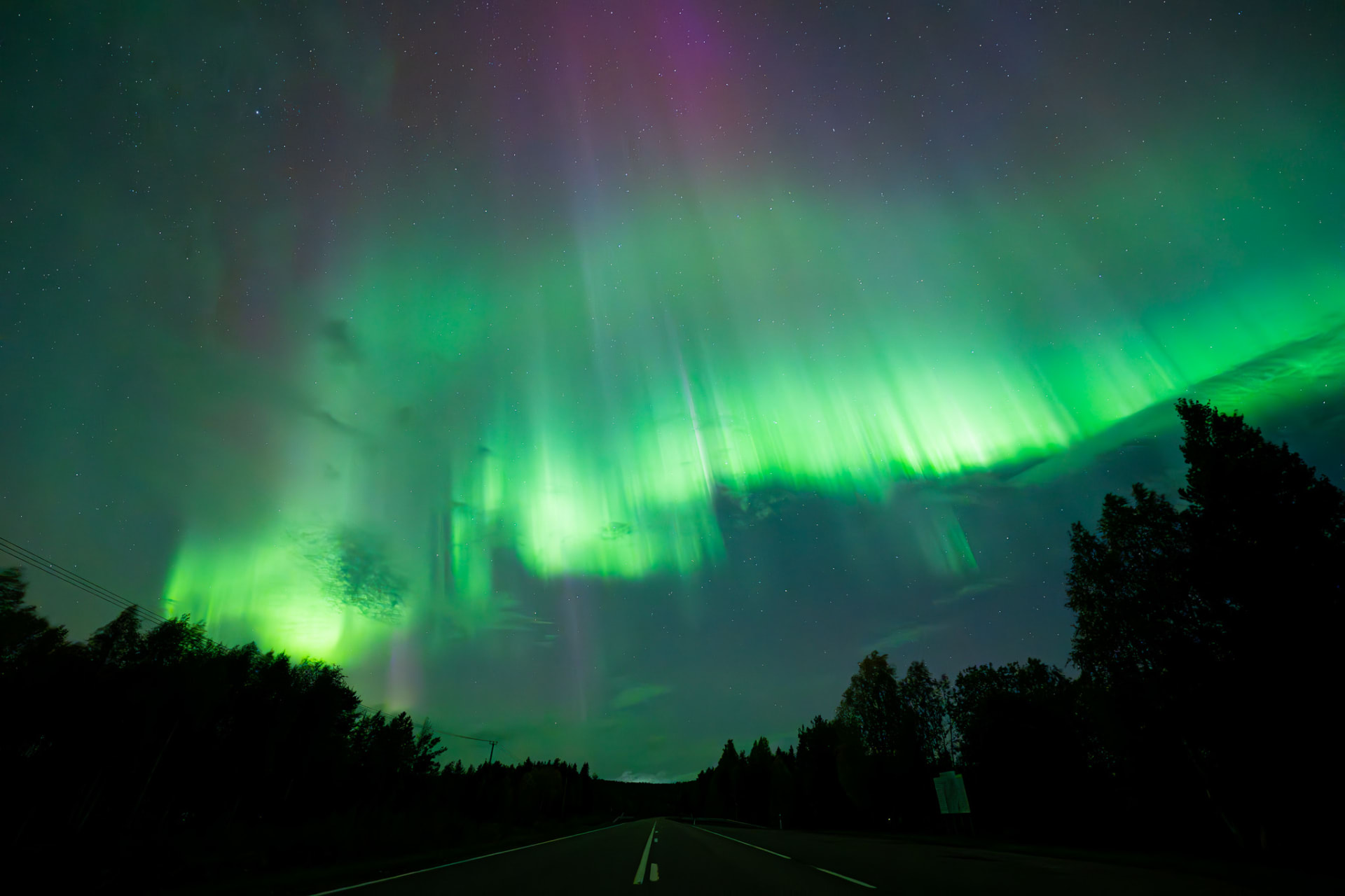 aurora on the road
