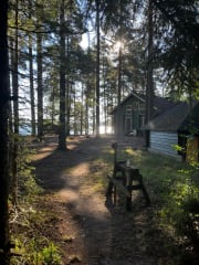 Ecological forest village on Lake Saimaa