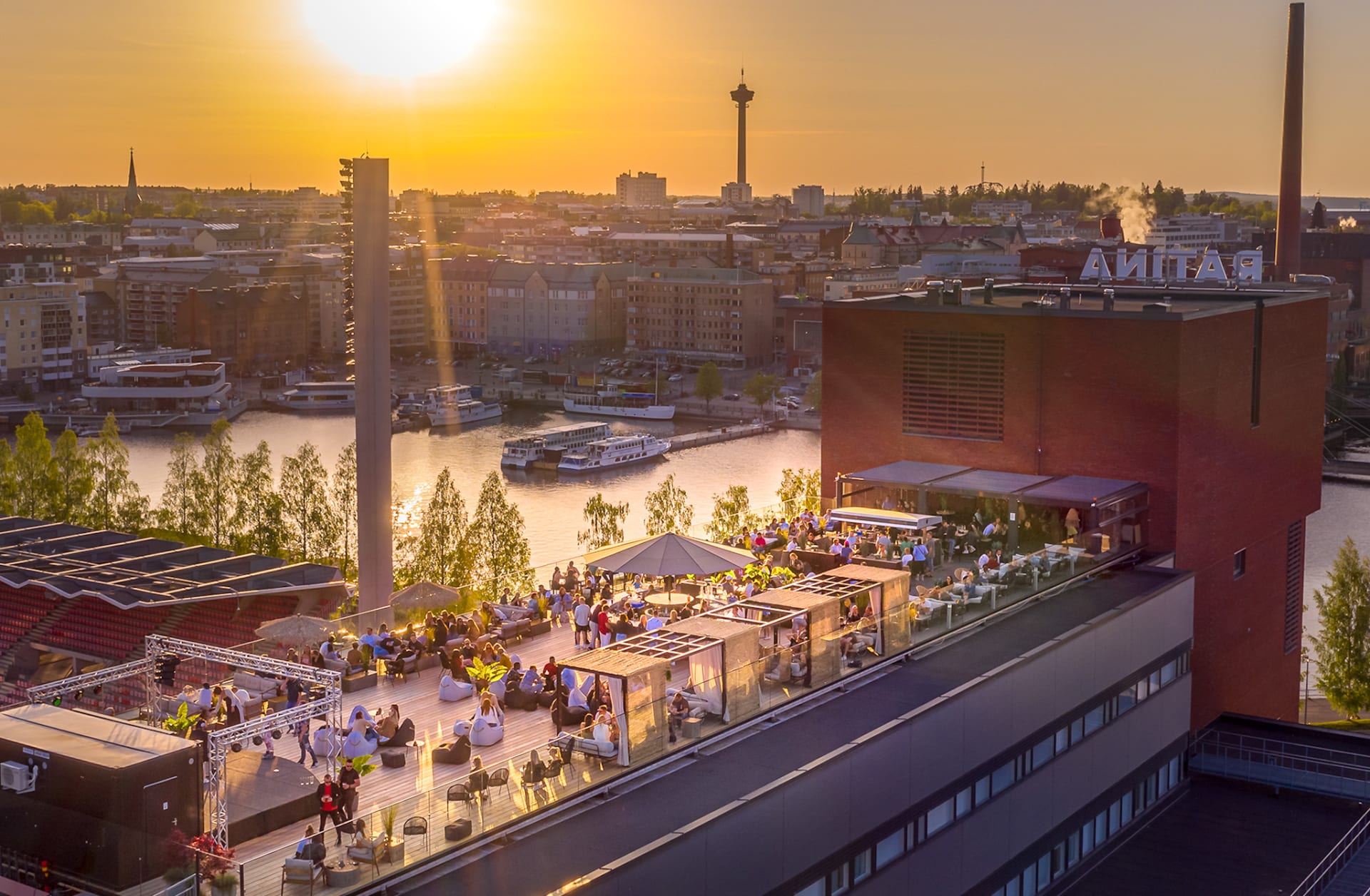 Restaurant Periscope, Tampere Finland - Rooftop Terrace / Kattoterassi