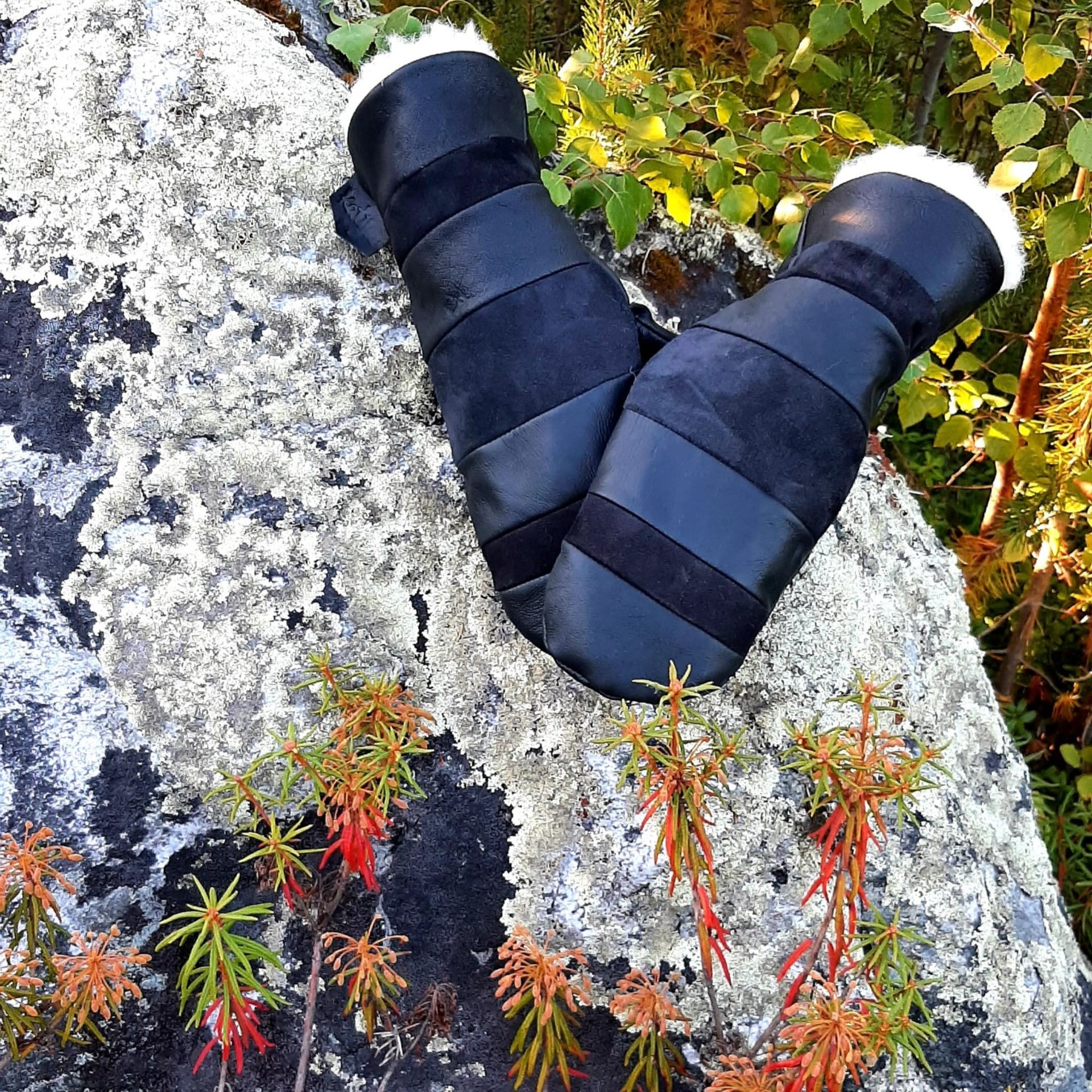 nahkarukkaset poronnahka katijuu