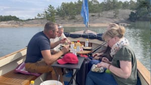 Lunch on the boat