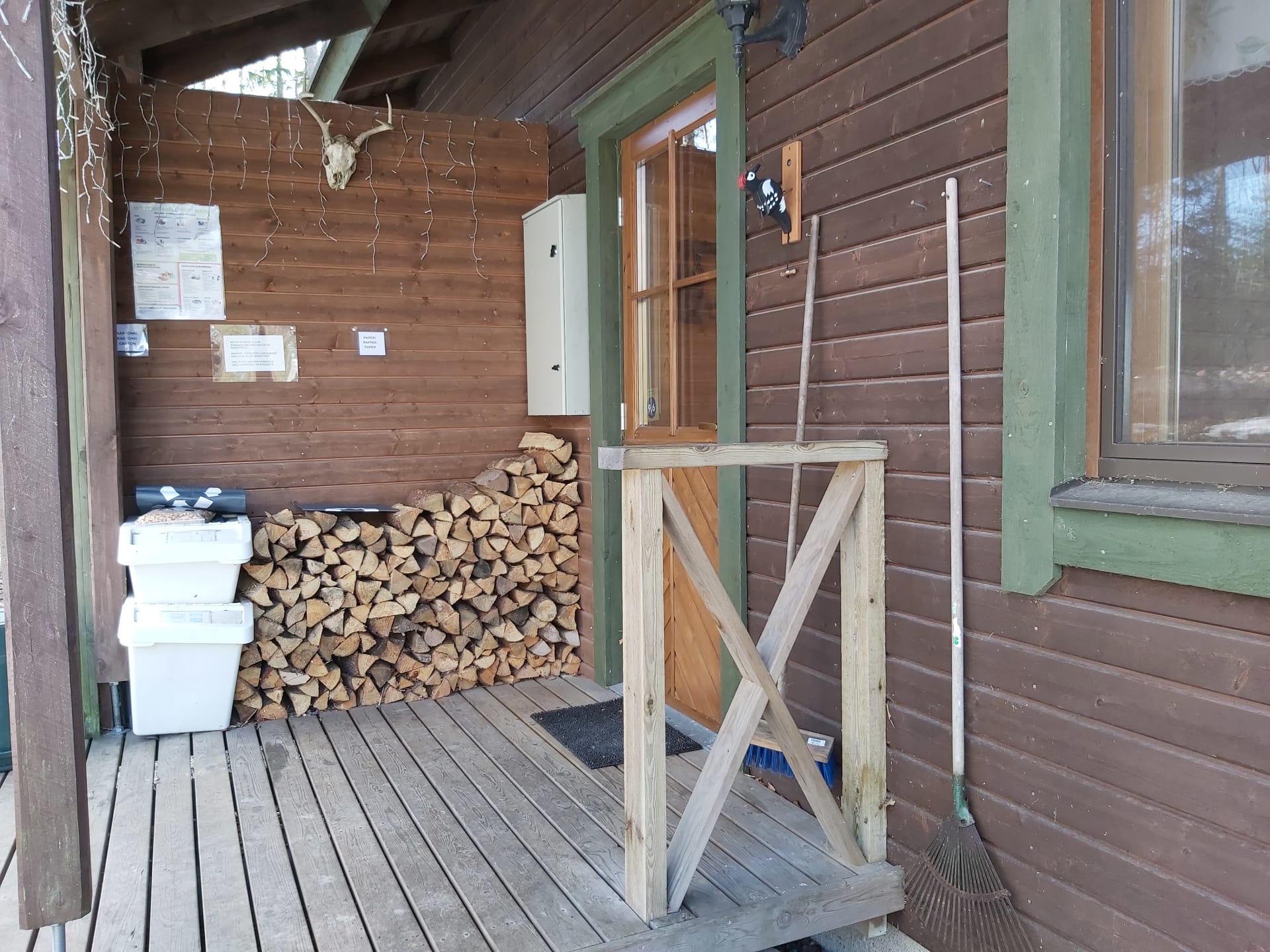 Wood for the fireplace