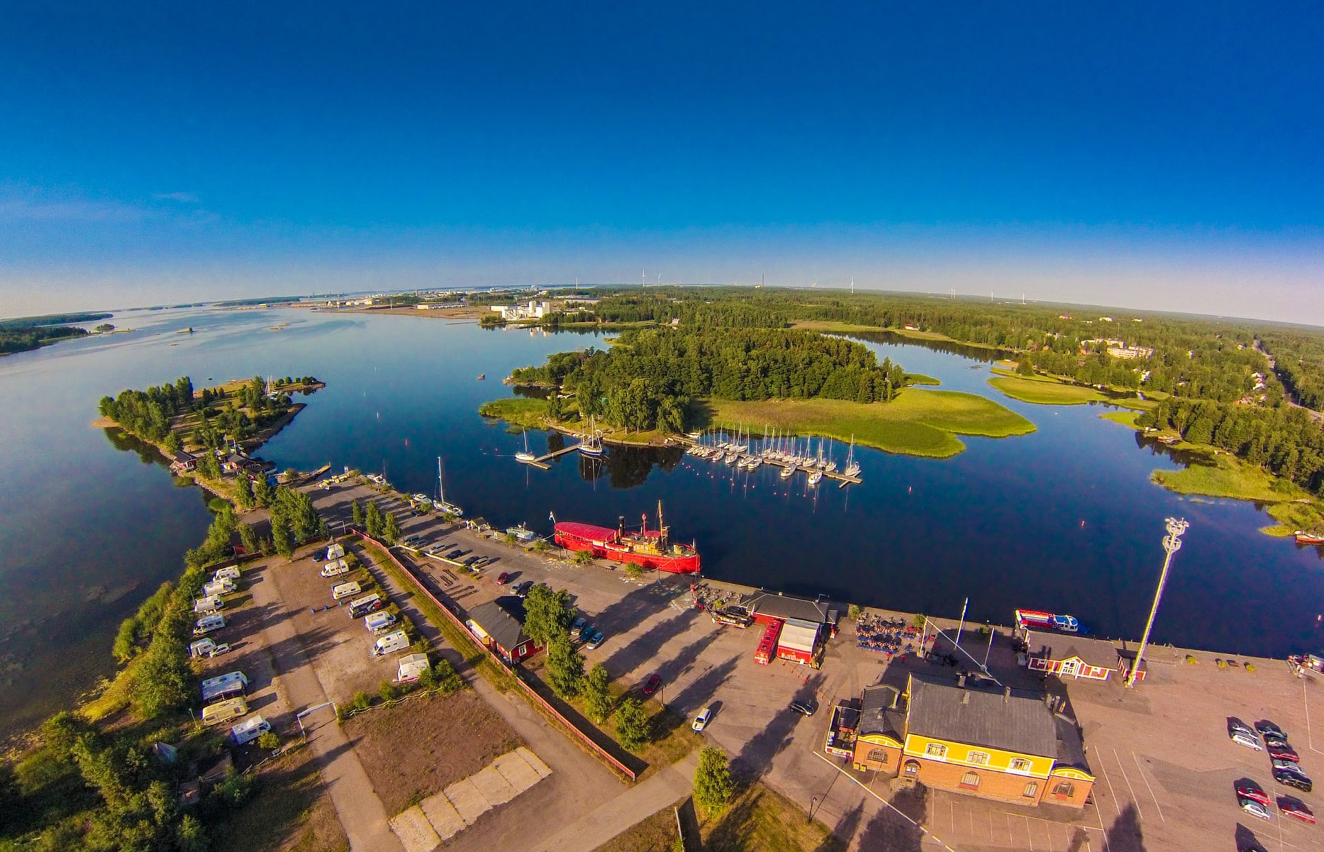 Aerial view of Tervasaari