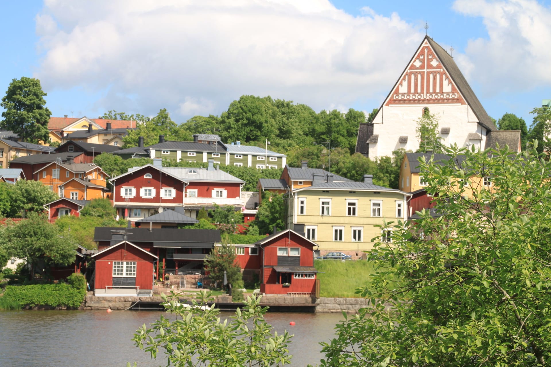 Porvoo town idyllic view