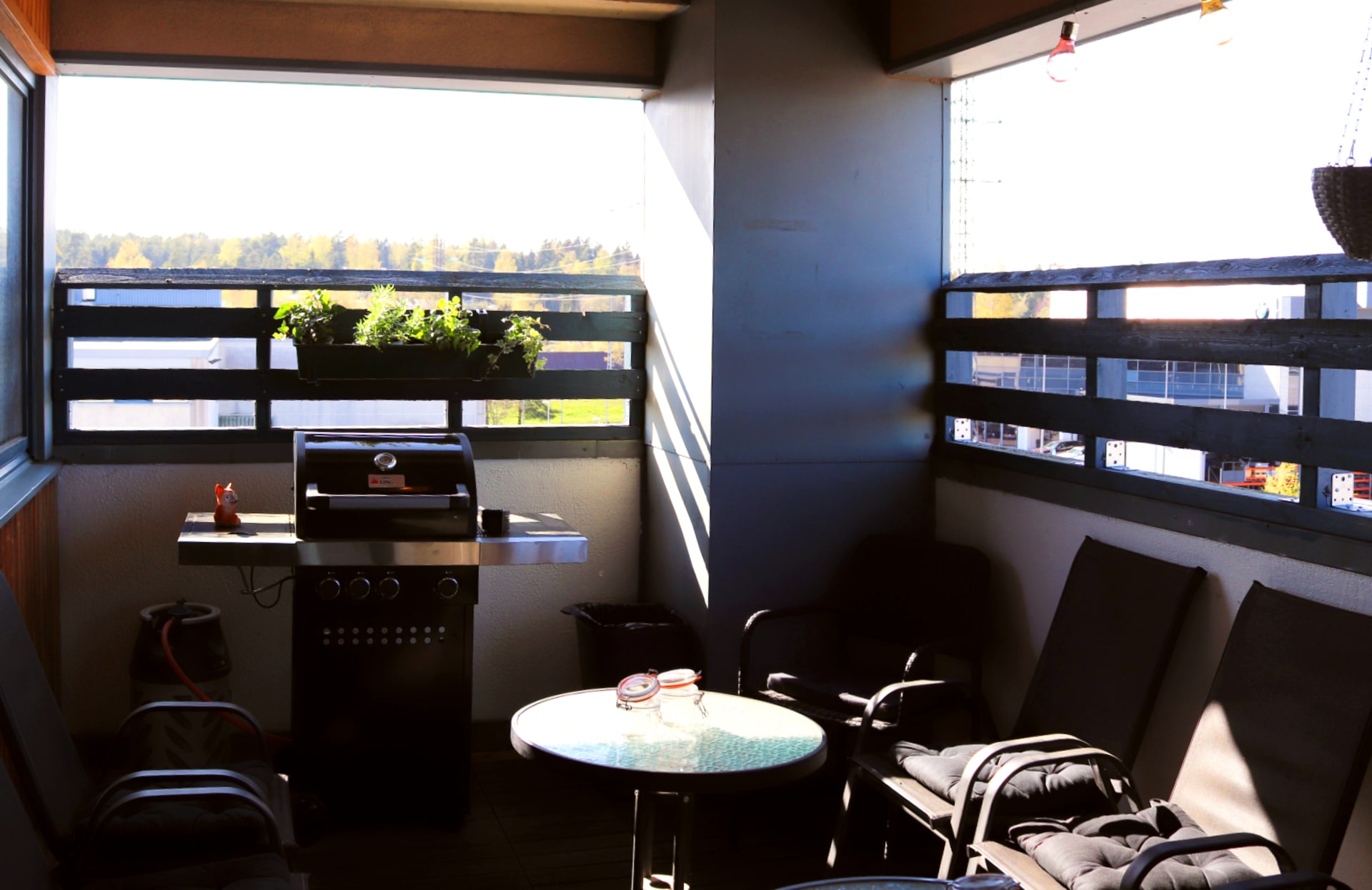 Possibility to grill at the terrace.