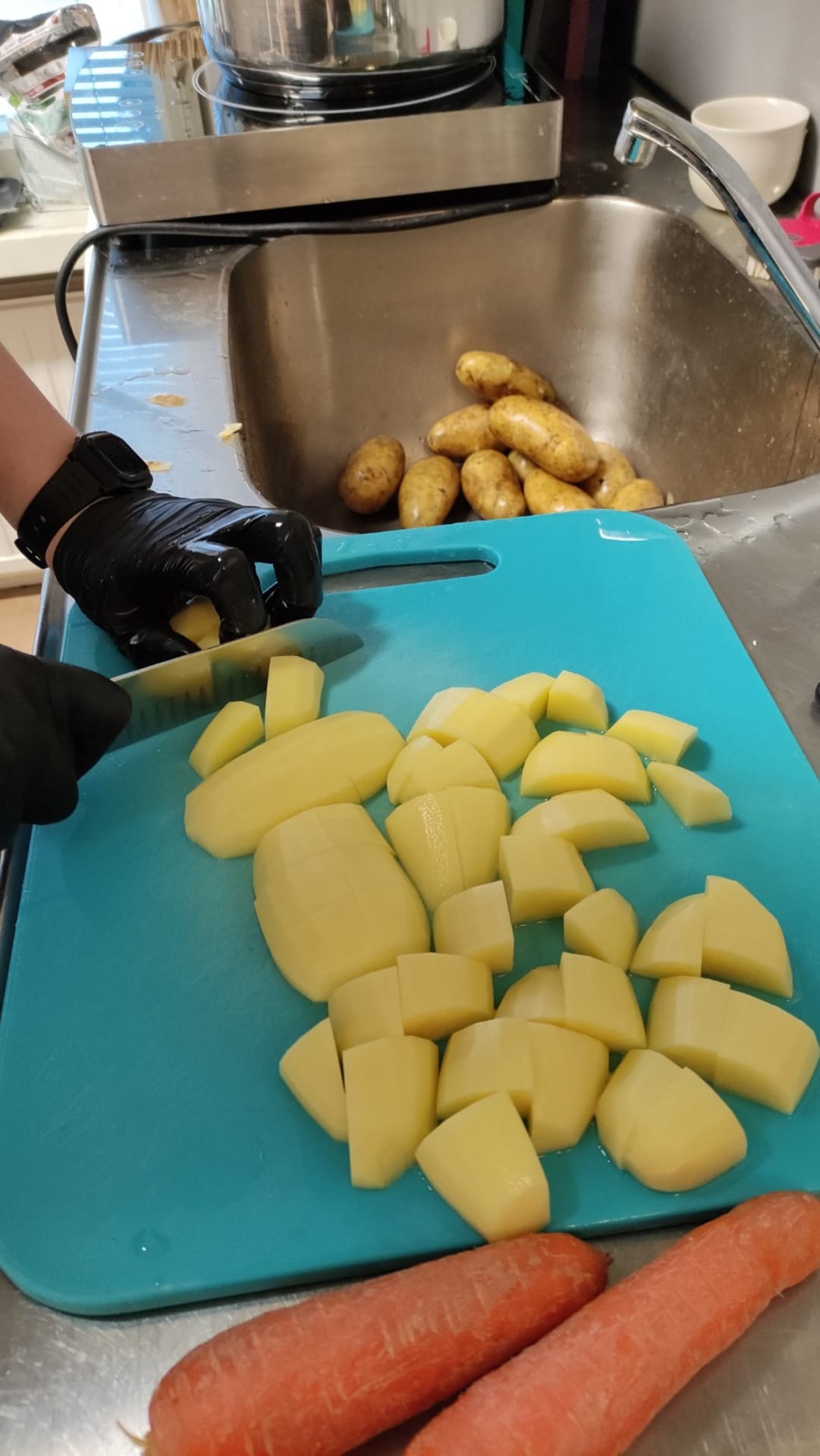Local potatoes for a soup Local potatoes for a soup