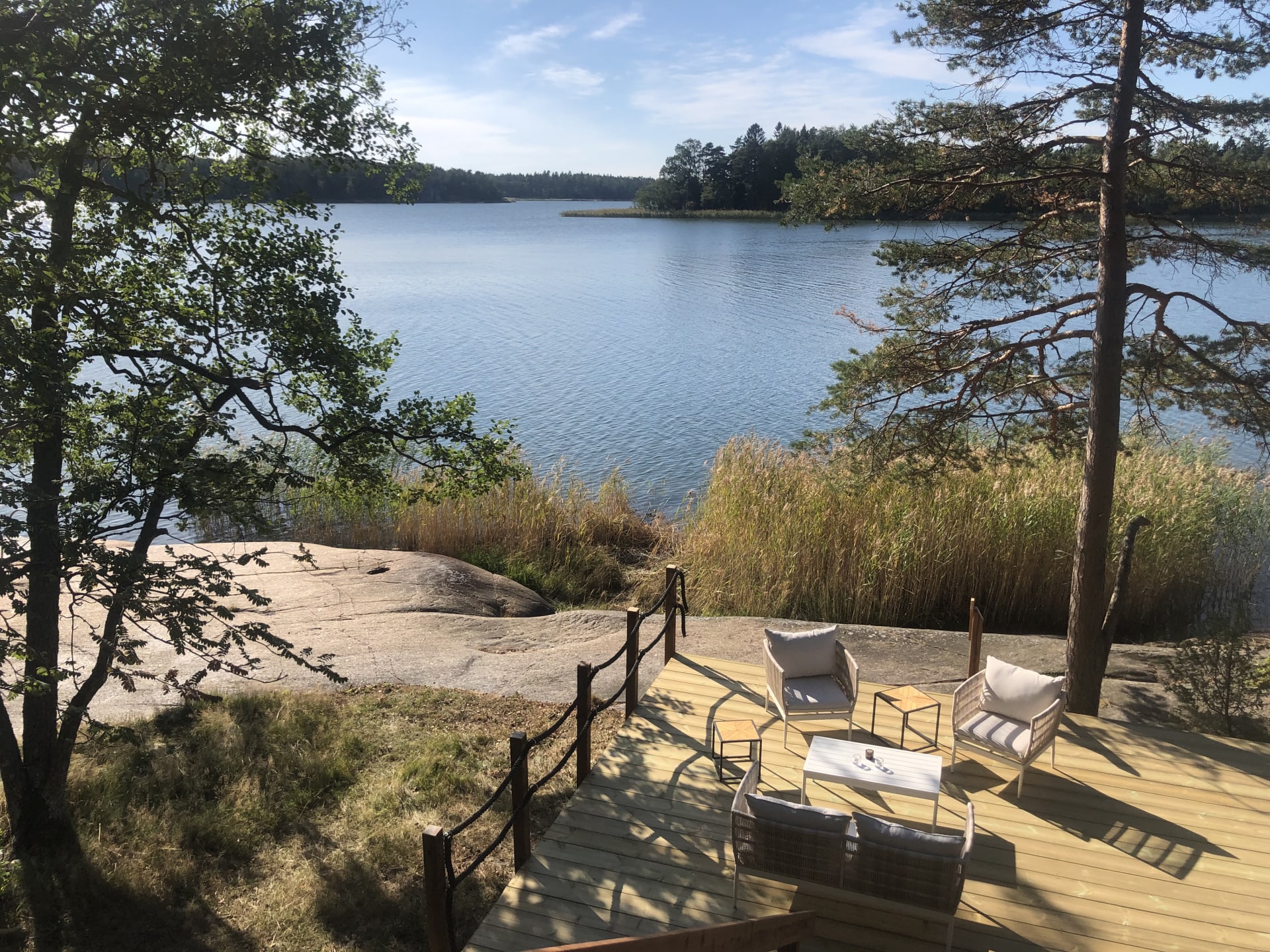 Rannan terassi ja rantakallio Rannan terassi ja rantakallio