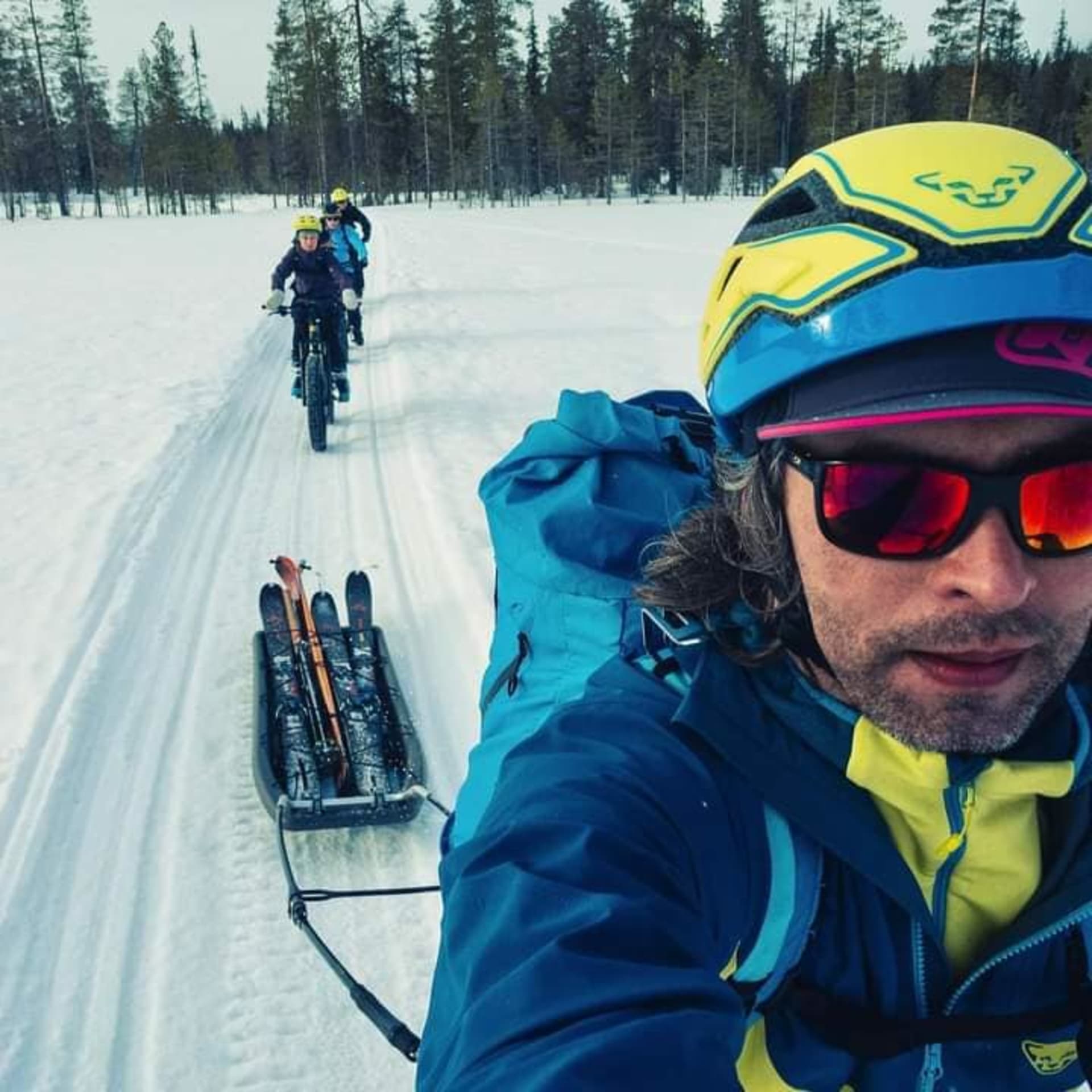 Bike to ski