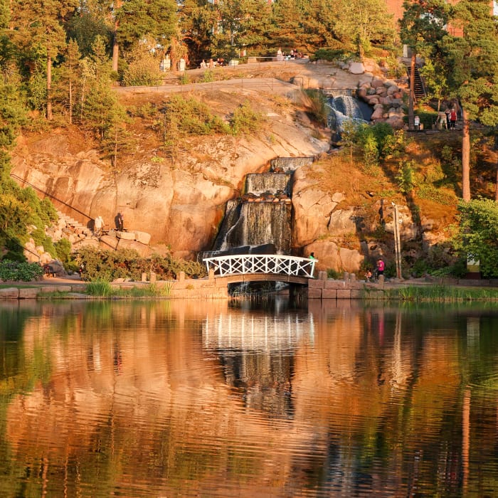 Sapokka Water Garden is an oasis in the middle of Kotka.