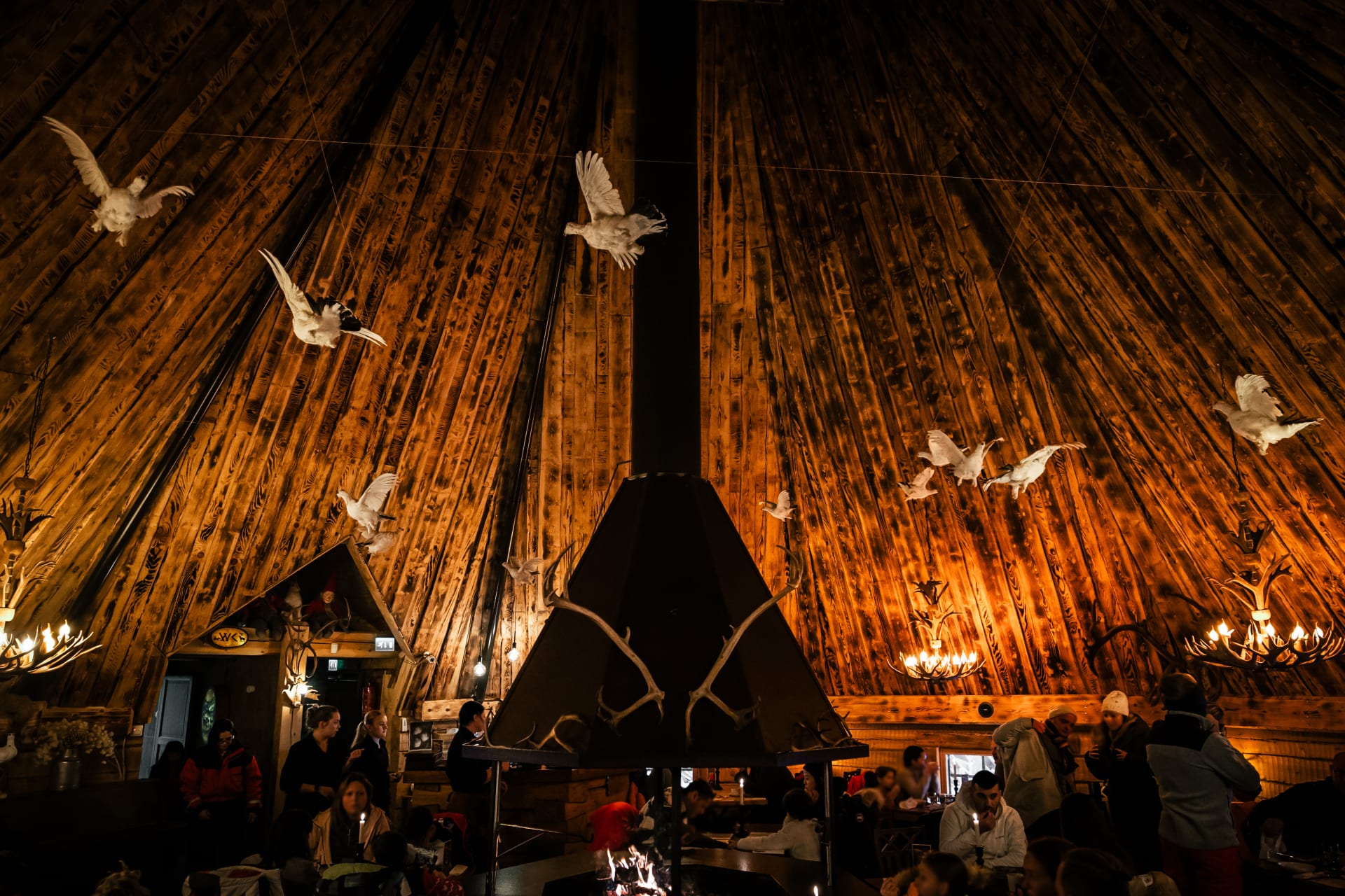 Interior of Lapland Restaurant Kotahovi