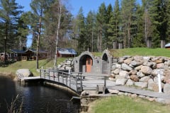 The specialty of Mökkikylä is the smoke sauna, which is built underground. The soft baths of the smoke sauna are an experience!